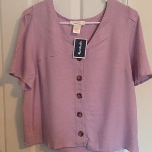 Lavender button up